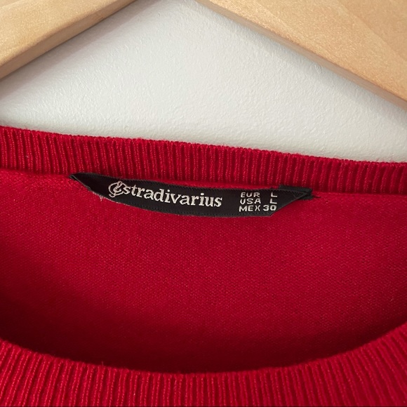 Stradivarius | 3/4 sleeve crewneck sweater, L - Picture 5 of 6